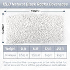 Mulctun 12Lb White Rocks for Plants, 1/4"-3/4" White Pebbles, Decorative Stones - Image 6