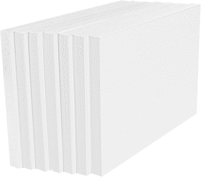 AMZQNART 7pcs 17x11X1in Craft Foam Blocks White - Image 4