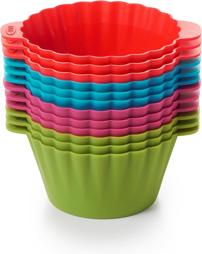 OXO Good Grips Silicone Baking Cups, Dishwasher Safe, Food Grade, Cupcake Cups - Image 11