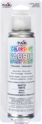 Tulip ColorShot Instant Fabric Spray Paint, Permanent Color Spray-On Fabric by Tulip