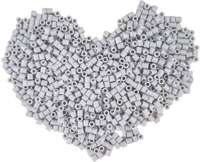 1000 Pcs 5mm Light Silver Melting Fuse Beads by Yowamho