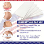5 Pack Lipo Foam Pads for Post Surgery Ab Board Liposuction Surgery | - Image 4