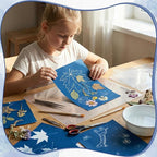 Cyanotype Kit with 30 Sheets Sun Print Paper & Acrylic Panel, 5.8 x 8.3 IN | - Image 6