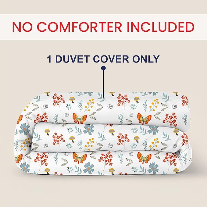 Kotton Culture 1 Pc California King Size Duvet Cover Only -100% Egyptian Cotton - Image 2