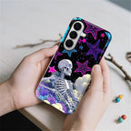 for Samsung Galaxy S26 Case, Skull Star Collage Pattern Glossy 2 in 1 - Image 7