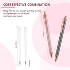 Epakh 2 Pieces Weeding Pen Vinyl Pen Pin Weeding Tool Fine Point Glitter Metal - Image 2
