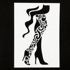 TIAMECH A4 Reusable High Heel Shoes Stencil - Image 2