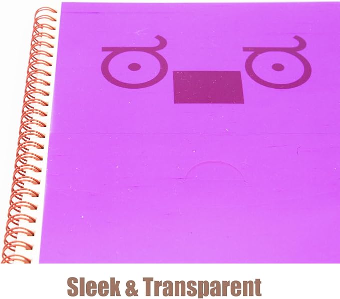 10-Pack A4 Colored PVC Flexible Plastic Sheets, 0.3mm Purple Transparent Film - Image 4