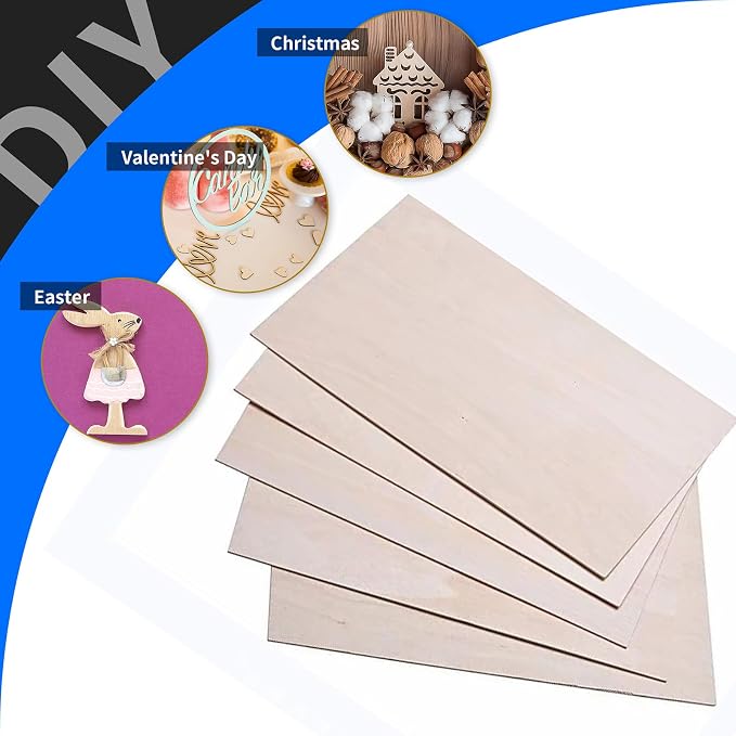 48 Pack Basswood Sheets, 3mm Basswood Plywood Sheets - Image 7