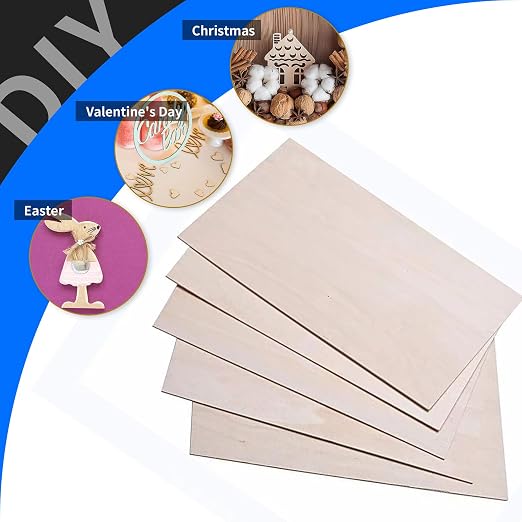 36 Pack Basswood Sheets Board 1/8 Inch Unfinished Wood, 3mm Plywood - Image 6
