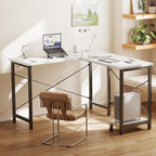 DUMOS 50-Inch Reversible L Shaped Desk - Image 8