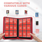 Trading Card Binder with 9 Side Loading Pocket Card Album Hold Up to 540 Cards - Image 2