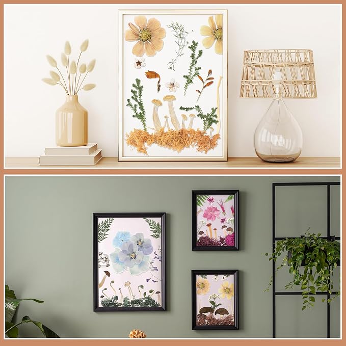 Nuanchu Dried Pressed Flowers for Resin Molds Dried Mushrooms Crafts Fake - Image 6