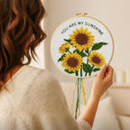 Nuberlic Sunflower Embroidery Kit - Image 2