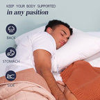 Nuzzle Cooling Adjustable Pillow Queen Size - Image 5