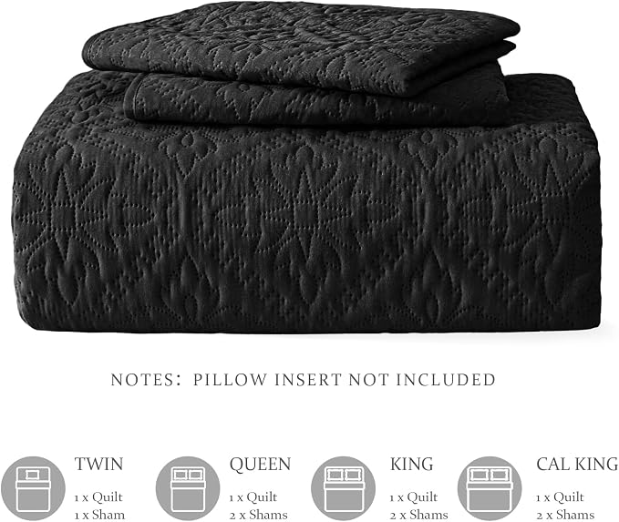 Exclusivo Mezcla California King Quilt Bedding Set, Lightweight Soft Bedspreads - Image 6