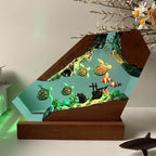 Sea Turtle Ocean Resin Lamp, Handmade Resin Night Light by NICEHERA