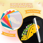 JANDJPACKAGING Purple HTV Heat Transfer Vinyl - Image 5