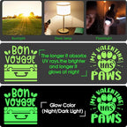 WRAPXPERT Glow in the Dark Permanent Vinyl Roll, Lime Green Glow in the Dark - Image 5