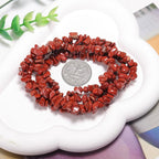 200 Pcs Crystal Chip Beads for Jewelry Making 5-8mm Red Jasper | Natural Chip - Image 5