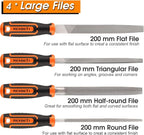 REXBETI 25Pcs Metal File Set, Premium Grade T12 Drop Forged Alloy Steel - Image 3