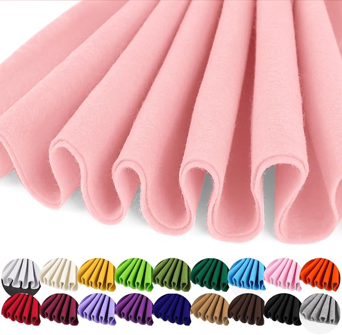 IONTACH 36" X 36" Soft Felt Fabric 1.6mm Thick | Felt Sheets by IONTACH