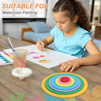 MECCANIXITY 24 Pcs Circle Card Stock, 3 Inch Round Cutouts Paper Thick - Image 7