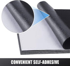 RZJZGZ Adhesive Felt Sheet Black Felt 8.3x11.8in 1mm Fabric Adhesive Sticky - Image 5