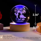 IFOLAINA 3D Couple Crystal Ball Wedding Gifts - Image 4