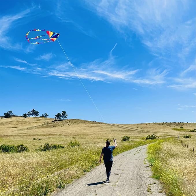 HONBO Large Delta Kite for Kids & Adults, Extremely Easy to Fly Kite for Beach - Image 4