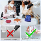 LET'S RESIN 18 Pcs Coaster Resin Molds Silicone, Coaster Molds - Image 7
