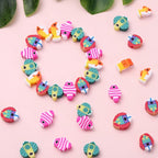 100pcs Mixed Tropical Fish Polymer Clay Spacer Beads by LUBINGSHINE