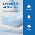 AM AEROMAX Queen Size Soft Contour Memory Foam Pillow, Cervical Pillow - Image 4