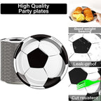 50 Guests Soccer Plates and Napkins Party Supplies Soccer Birthday Party - Image 5