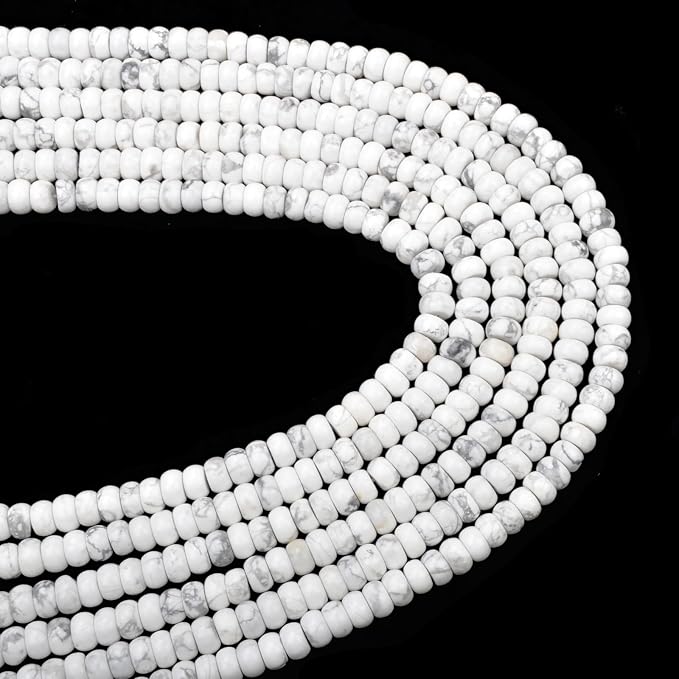 ICAI Beads 5x8mm Natural Rondelle Spacer Loose Beads - Image 4
