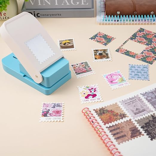 BAOFALI Stamp Punch, 2.5x2.1inch Extra Large Postage Stamps Punch, Portable - Image 8