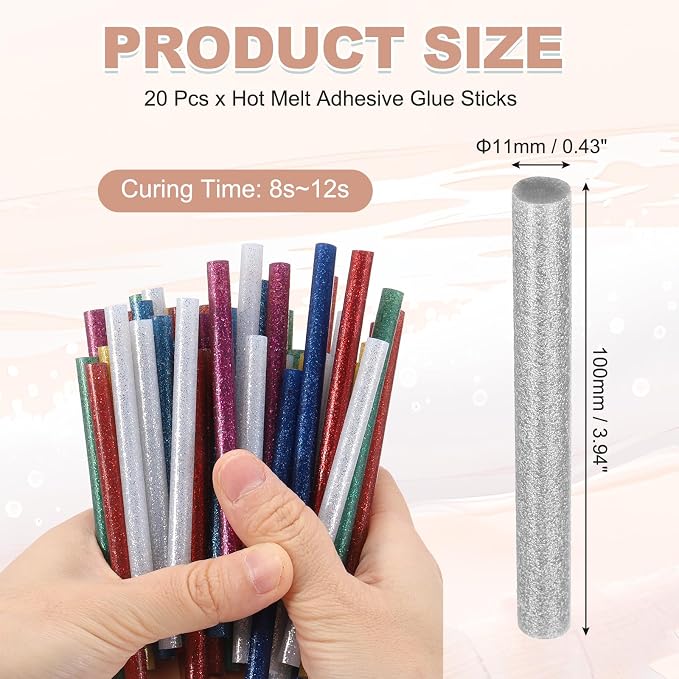 PATIKIL Hot Glue Sticks for Glue Gun - Image 2