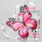 Christian Gifts for Women, 4 Inch Butterfly Acrylic Keepsake, Inspirational by MUZRUYOU