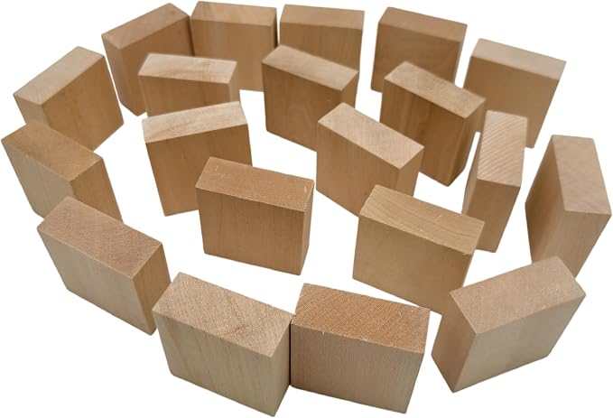 20PCS Basswood Carving Blocks, Whittling Wood Carving Kit, Unfinished Wooden - Image 4