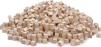 Wood Blocks for Crafts, Unfinished Wood Cubes, 1cm Natural Wooden Blocks by SIWUCHYE