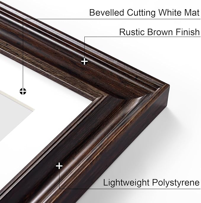Vittanly 5x7 Picture Frames Set of 2, Ornate Vintage Photo Frame - Image 4