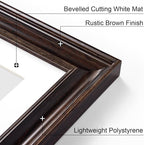 Vittanly 5x7 Picture Frames Set of 2, Ornate Vintage Photo Frame - Image 4