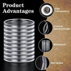 10PCS Clear Coin Capsules, Coin Holders - Image 2