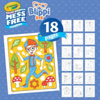Crayola Blippi Color Wonder Coloring Set, 18 Blippi Mess Free Coloring Pages - Image 2