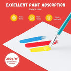Simetufy 16x20inch 24 Pack Large Painting Canvas Boards Flat Canvas Panels | - Image 2