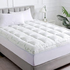 WhatsBedding Twin Mattress Topper, Soft Pillow Top Mattress Topper by WhatsBedding