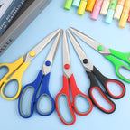 BURVAGY 8" 12 Pack All Purpose Heavy Duty Scissors- Comfort-Grip Sharp Scissors - Image 9