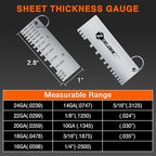 ZeeDix 2 PCS Metal Thickness Gauge Portable Steel Thickness Gauge Metal - Image 3