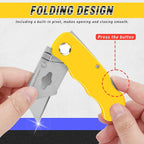 JETMORE 4 Pack Folding Utility Knife Box Cutter Mat Cutter - Image 3