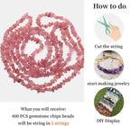400pcs Natural Chip Stone Beads - Image 9